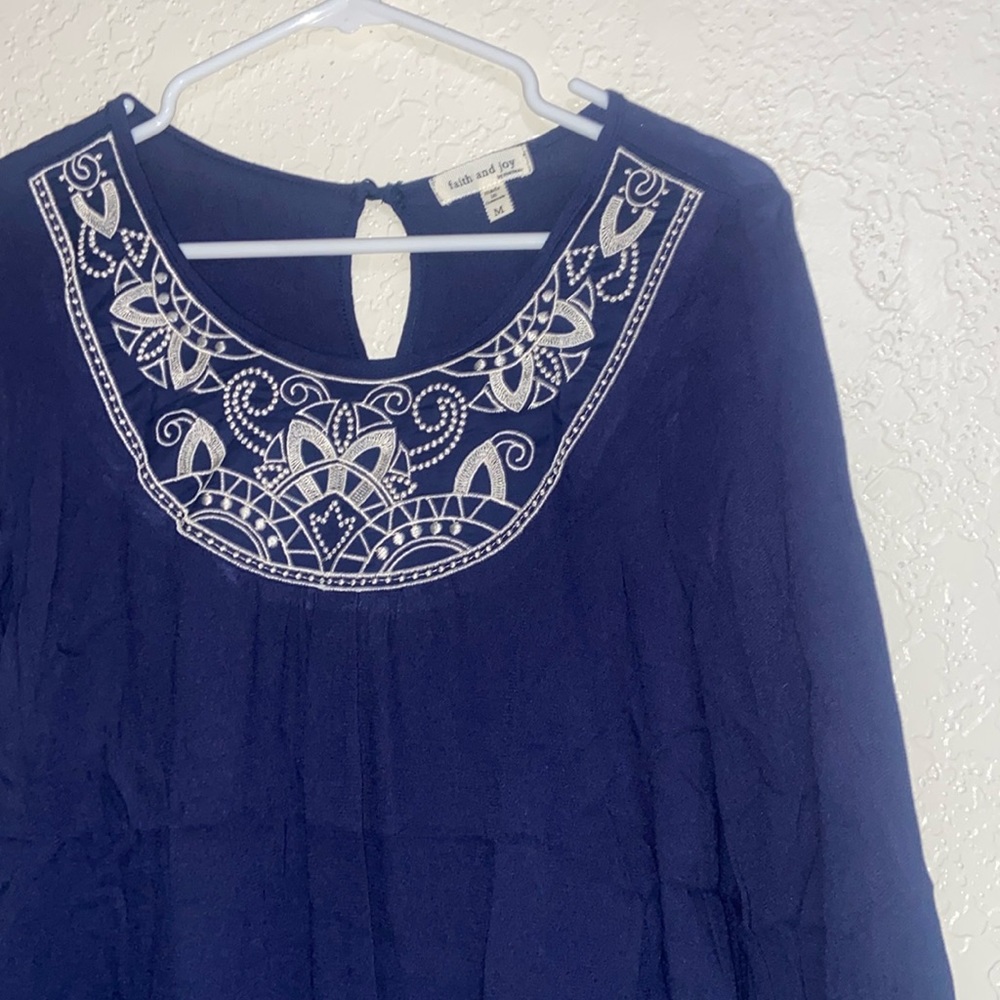 Navy Blouse